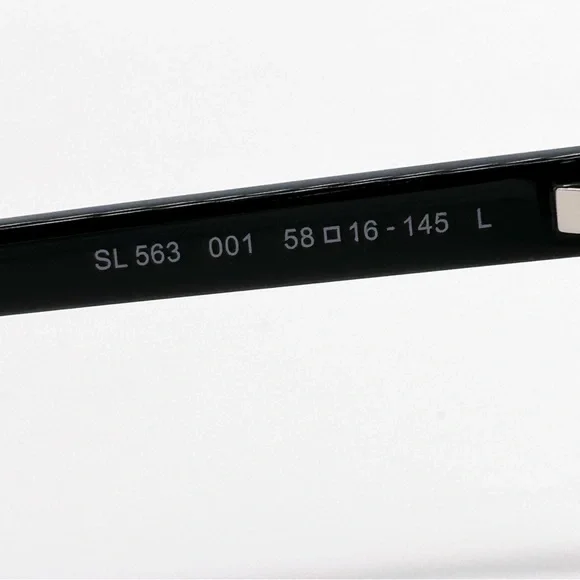 NEW SAINT LAURENT SL563 001 CAT EYE BLACK WOMEN SL 563 SUNGLASSES SAINT LAURENT - Picture 10 of 12